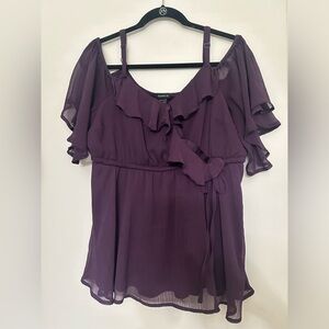 Torrid Purple Babydoll Top